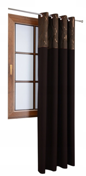 Zasłona duo z lśniącym wzorem Lumeco 2 wzór 5 venge