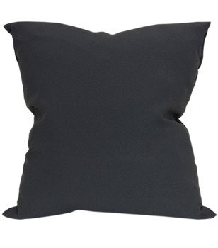 Poszewka matowa na poduszki Clara grafitowa klasyczna