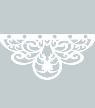 Ażurowa zazdrostka - WZÓR 10