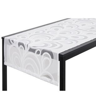 Delikatny stylowy bieżnik ażurowy żakard Lana 7 wzór 1