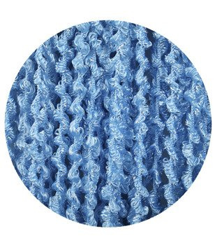 Makaron firany grube świderki niebieski
