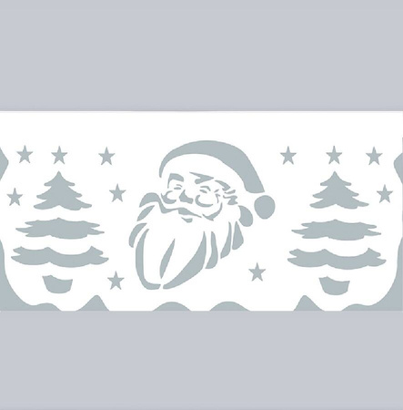 Ozdobny ażur panel dekoracja okna Święta Bożego Narodzenia wzór 4