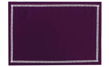 Elegancka matowa podkładka z ozdobnymi cyrkoniami 50 kolorów