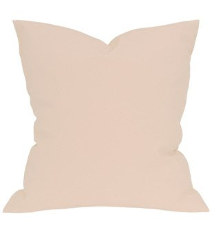 Poszewka matowa na poduszki Clara beżowa klasyczna