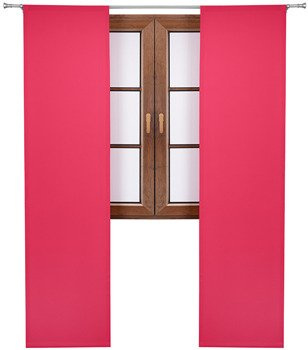 Panel gładki z tkaniny matowej Egle ciemny różowy