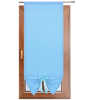 Uroczy panel gładki matowy z kokardką błękitny Gabi