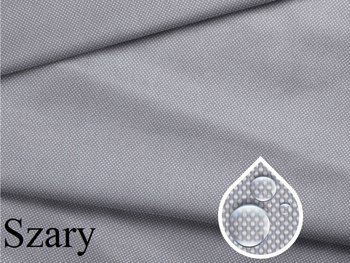 Materiał wodoodporny na zasłony obrusy poszewki ogrodowe szary