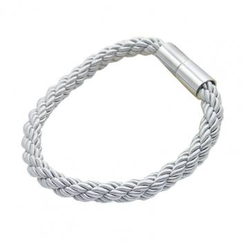 Spinka klamra magnetyczna szara srebrna upinacz chwost do firan i zasłon