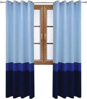 Komplet zasłon trio w modne pasy Yoko wzór 9 Sale M7