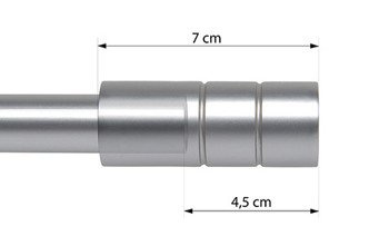 Zakończenie do karniszy 19mm 1szt. - CYLINDER