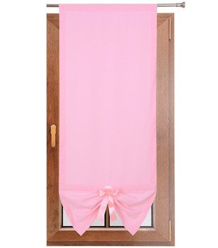 Uroczy panel gładki matowy z kokardką jasny różowy Gabi