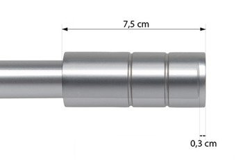 Zakończenie do karnisza 25mm (komplet) - CYLINDER