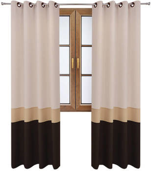 Nowoczesna zasłona trio w modne pasy Yoko wzór 2