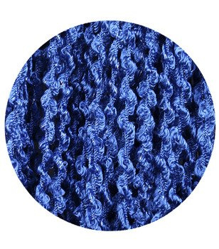 Makaron firany grube świderki kobaltowy