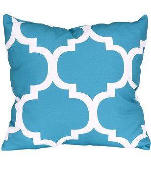 Ozdobna poszewka Rubi wzory w turkusowe maroko wzór A4