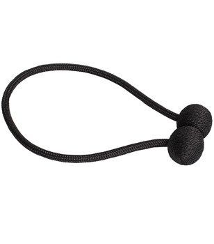 Elegancka spinka klamra  magnetyczna wzór 1 czarny