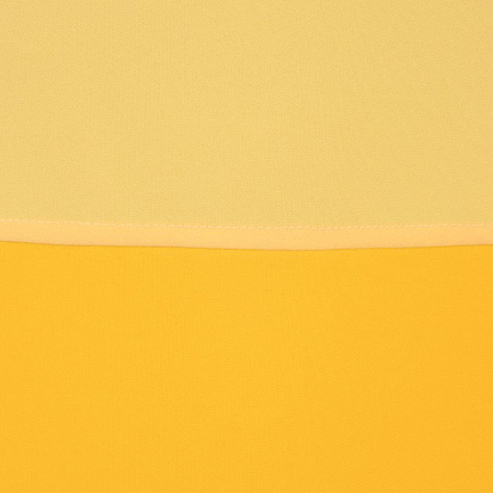 Zasłona duo jasno żółta z pasem na dole żółtym Soma