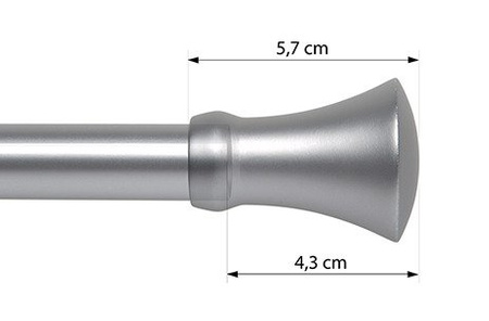 Zakończenie do karnisza 19mm (komplet) - MONACO