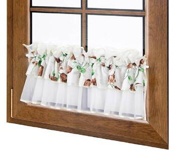 Urocza zazdrostka z woalu i tkaniny w kwiaty brązowe tulipany Wenecja V