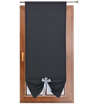 Uroczy panel gładki matowy z kokardką grafitowy Gabi