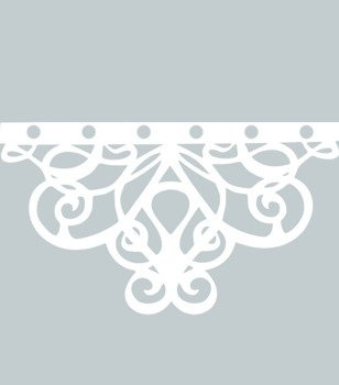 Ażurowa zazdrostka - WZÓR 2