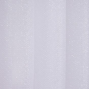 Materiał na metry z błyszczącą nicią biały Riko firany zasłony