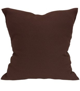 Poszewka matowa na poduszki Clara gorzka czekolada klasyczna