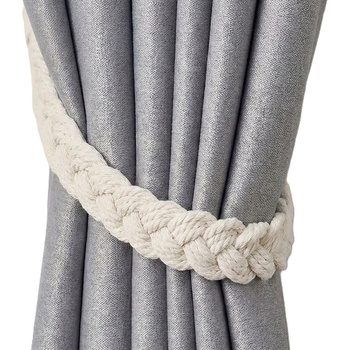 Sznur dekoracyjny podwiązka naturalna boho do firan zasłon