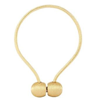 Elegancka spinka klamra  magnetyczna wzór 1 jasny złoty