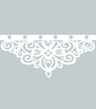 Ażurowa zazdrostka - WZÓR 9