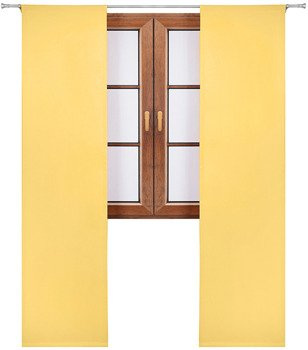 Panel gładki z tkaniny matowej Egle jasny żółty