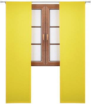 Panel gładki z tkaniny matowej Egle jaskrawy żółty