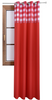 Zasłona czerwona matowa duo kratka Rubi 2 wzór M1