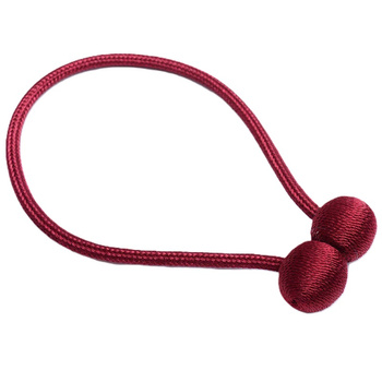 Elegancka spinka klamra  magnetyczna wzór 1 bordowy