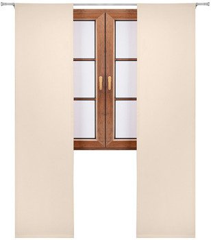 Panel gładki z tkaniny matowej Egle chłodny beż