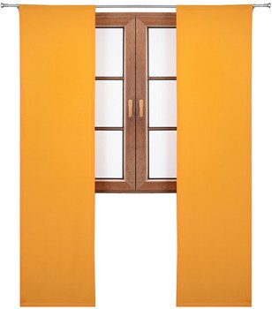 Panel gładki z tkaniny matowej Egle mocny żółty