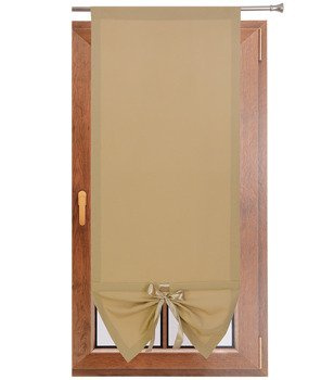 Uroczy panel gładki matowy z kokardką ciemno beżowy Gabi