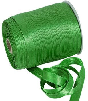 Atłasowa lamówka do firan i zasłon zielony