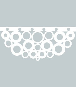 Ażurowa zazdrostka - WZÓR 5