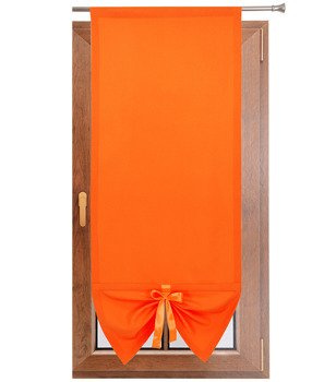 Uroczy panel gładki matowy z kokardką neon pomarańcz Gabi