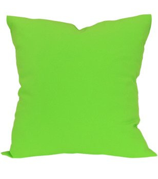 Poszewka matowa na poduszki Clara jaskrawo zielona klasyczna