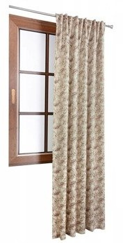 Zasłona z lśniącym wzorem Bona wzór 4