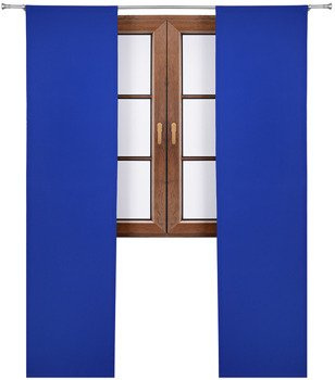 Panel gładki z tkaniny matowej Egle szafirowy