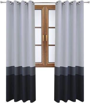 Nowoczesna zasłona trio w modne pasy Yoko wzór 17