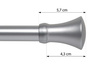 Zakończenie do karnisza 19mm (komplet) - MONACO
