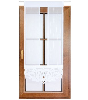 Panel z woalu z ozdobnym wzorem oraz ażurem Tipo wzór 3