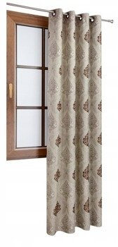 Elegancka zasłona z ornamentowym motywem Tessa wzór 4