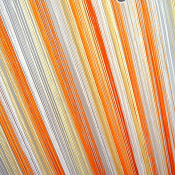 Makaron gładki klasyczny pomarańczowy złoty biały sznurki