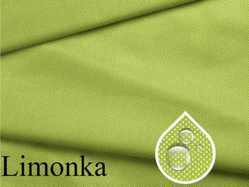 Materiał wodoodporny na zasłony obrusy poszewki ogrodowe limonkowy