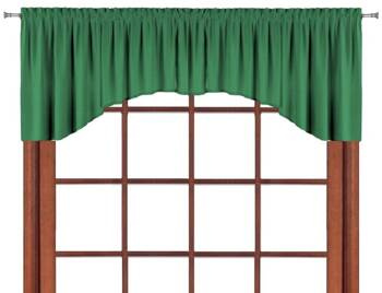 Ozdobny gładki lambrekin łuk z tkaniny matowej szeroka gama kolorów